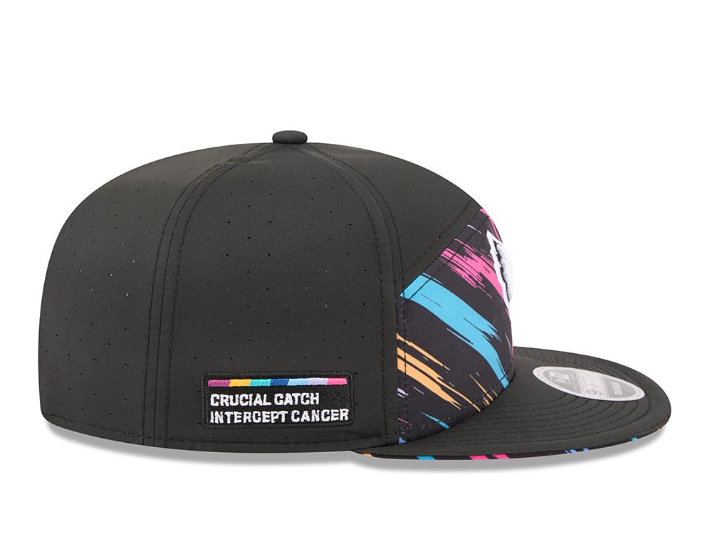 New Era Arizona Cardinals Crucial Catch 2026 Black Edition 9Fifty Split Panel Snapback Hat