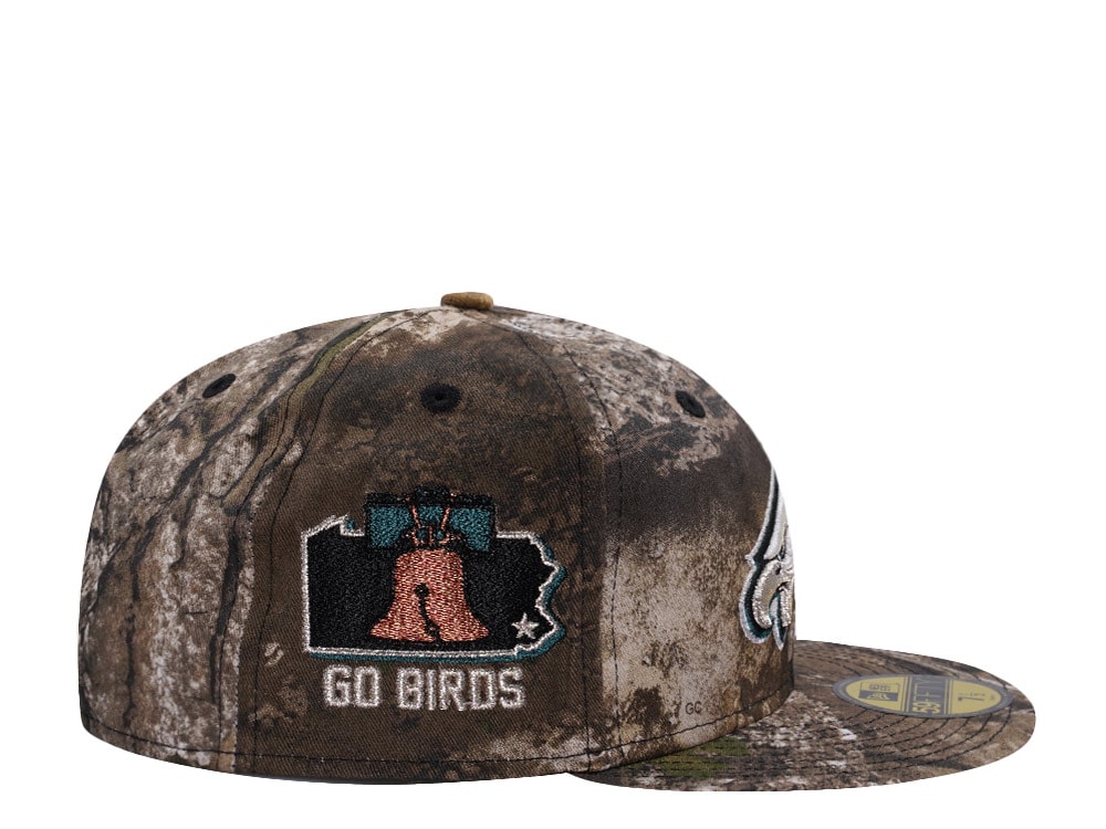New Era Philadelphia Eagles 60th Anniversary Realtree APX Prime Edition 59Fifty Fitted Hat