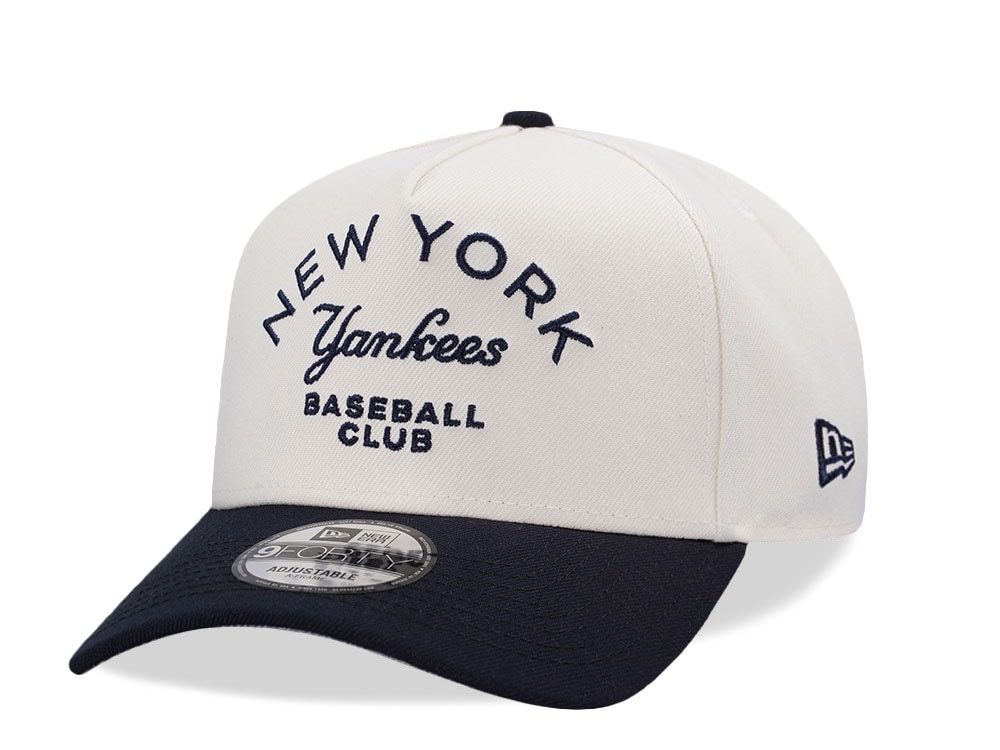 New Era New York Yankees Baseball Club Chrome Two Tone Edition 9Forty A Frame Snapback Hat