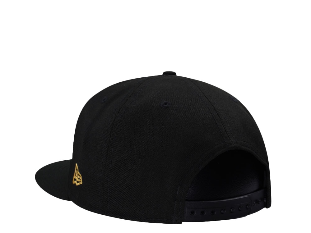 New Era Los Angeles Lakers Metallic Black Prime Edition 9Fifty Snapback Hat