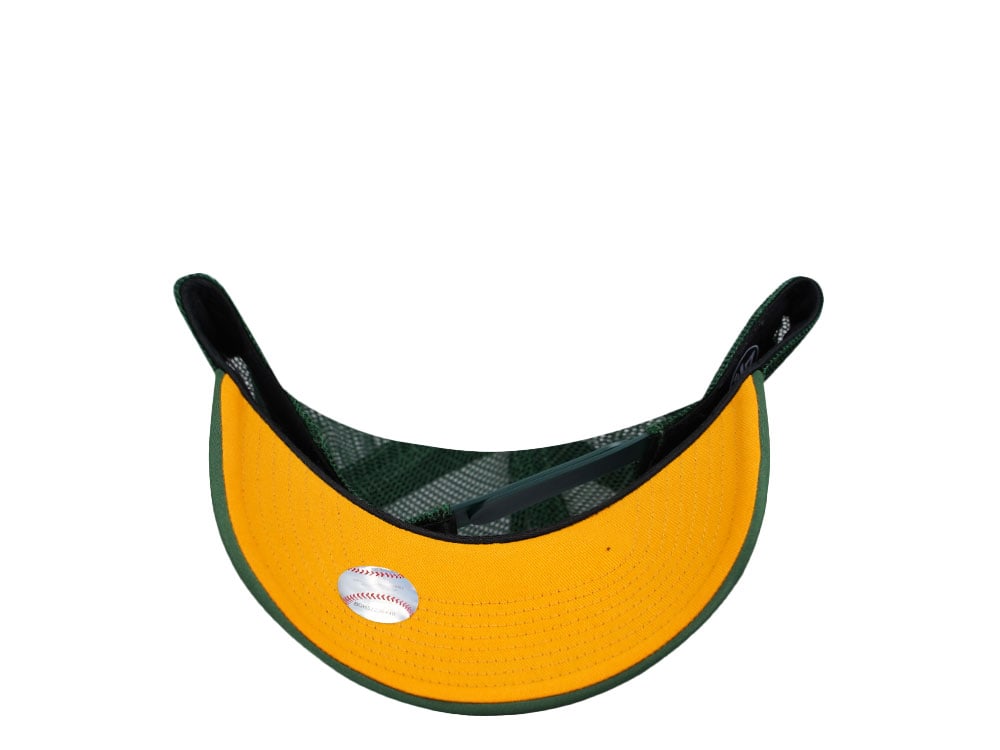 47Brand Oakland Athletics BCPTN World Series Dark Green Foam Champ Offside Trucker Snapback Hat