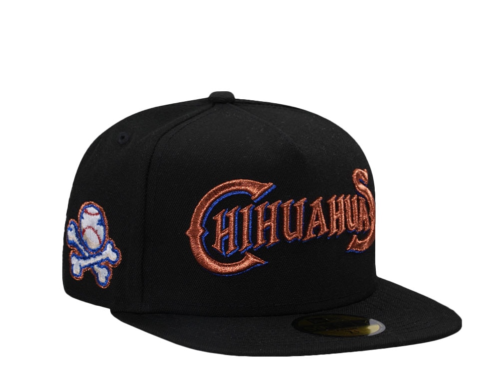 New Era El Paso Chihuahuas Black Copper  Edition 59Fifty AFrame Hat