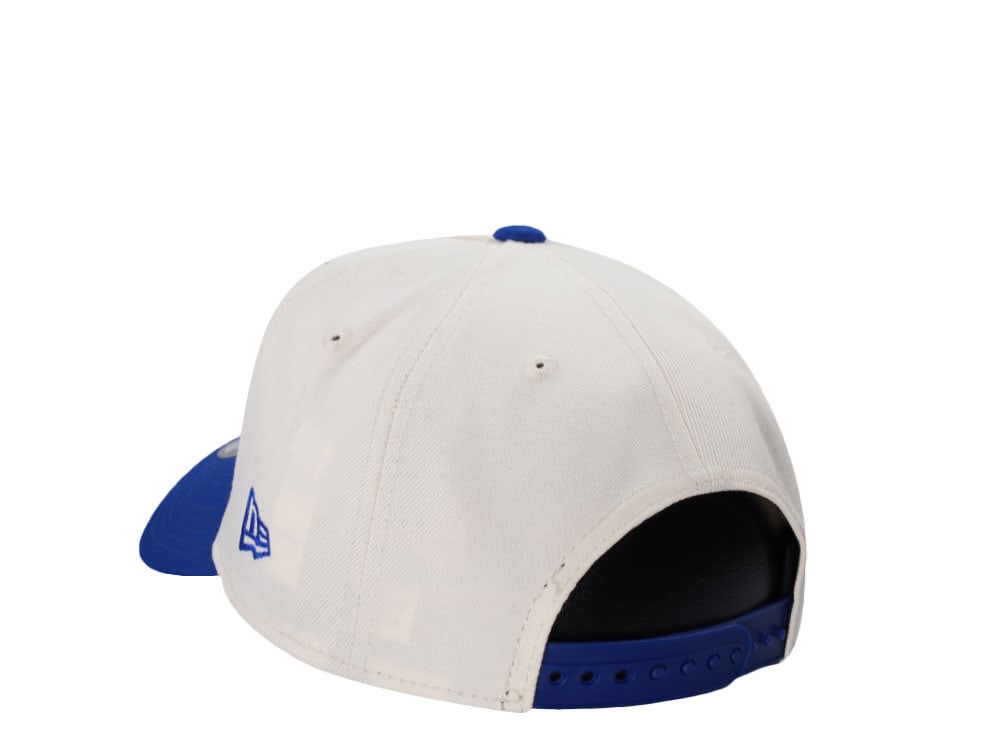 New Era Los Angeles Dodgers Bleed Blue Chrome Two Tone Edition 9Forty A Frame Snapback Hat