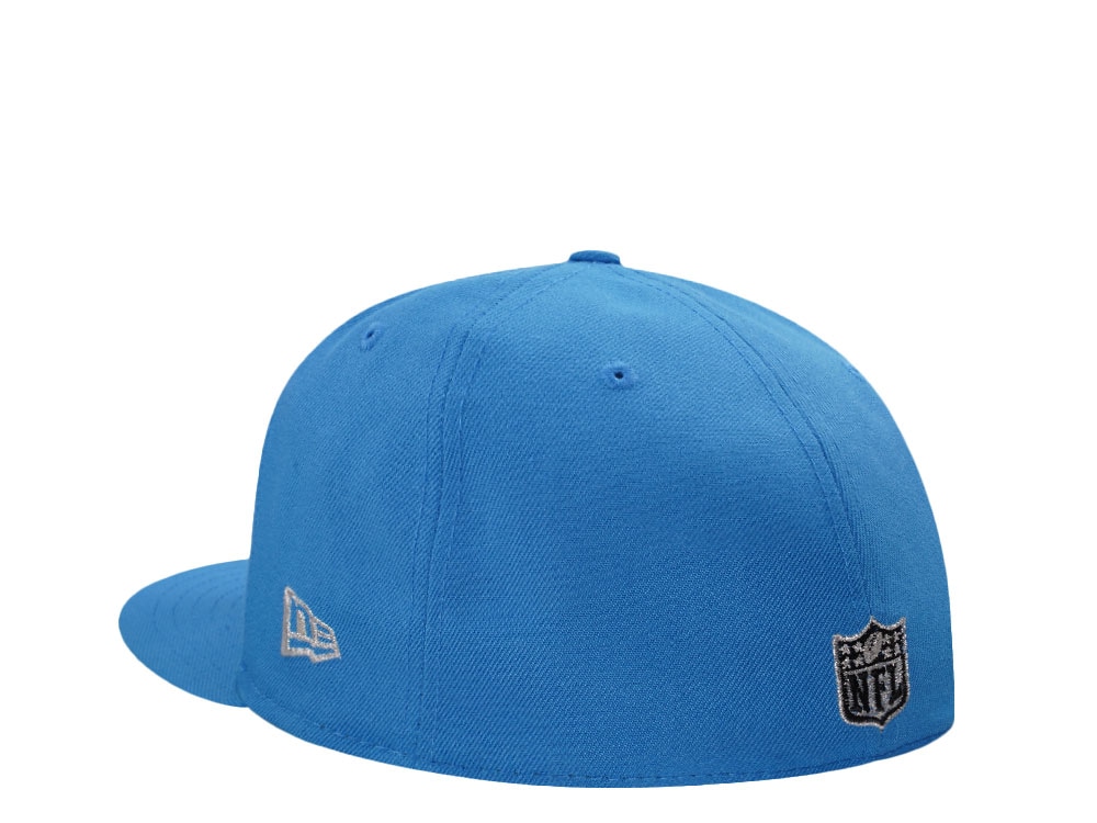 New Era Detroit Lions Inaugural Season 2002 Blue Reef Prime Edition 59Fifty Fitted Hat