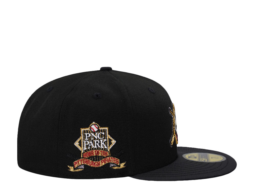 New Era Pittsburgh Pirates PNC Park Upside Black Prime Edition 59Fifty Fitted Hat