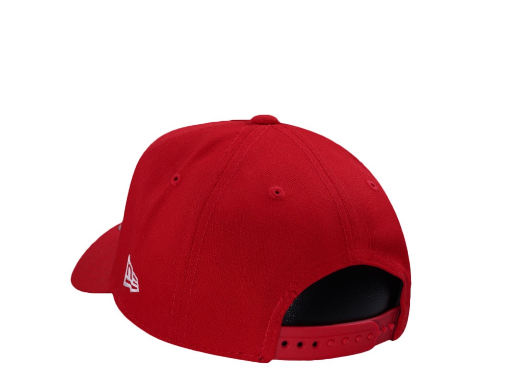 New Era New Jersey Devils 40th Anniversary Red Prime Edition 9Forty A Frame Snapback Hat