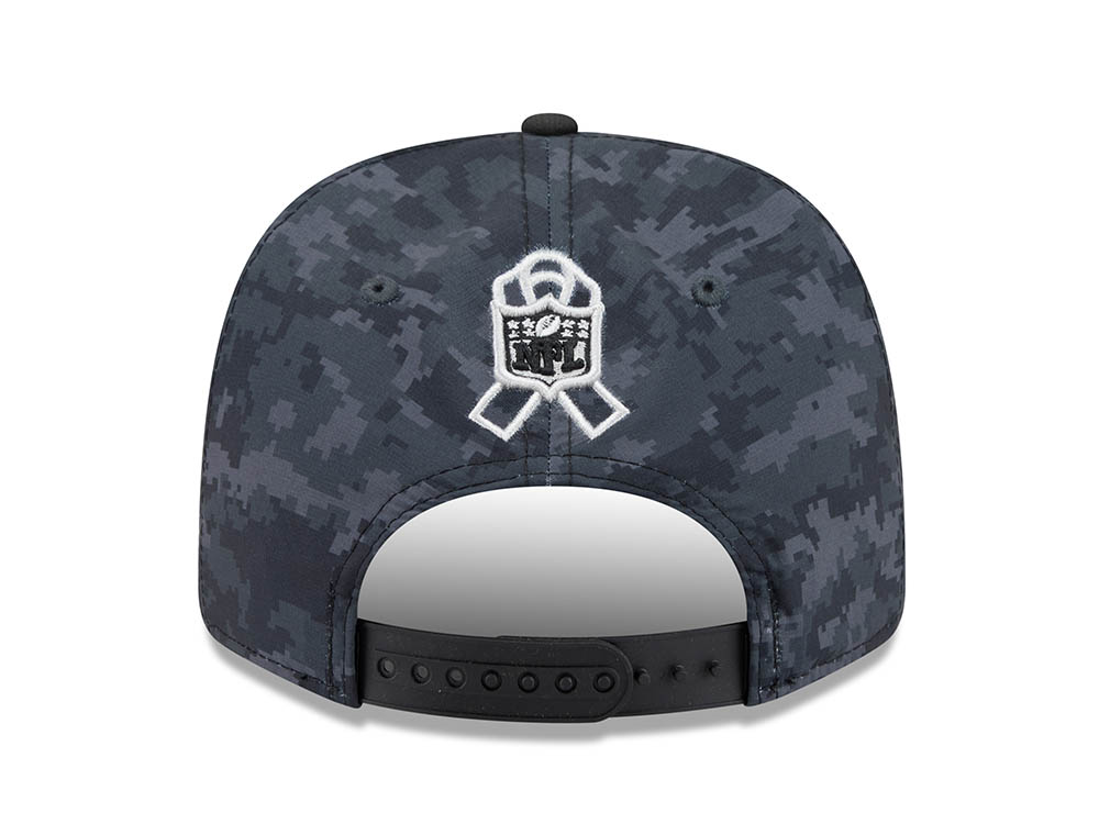 New Era Carolina Panthers NFL Salute to Service 2026 Digi Camo Black 9Seventy Stretch Snapback Hat