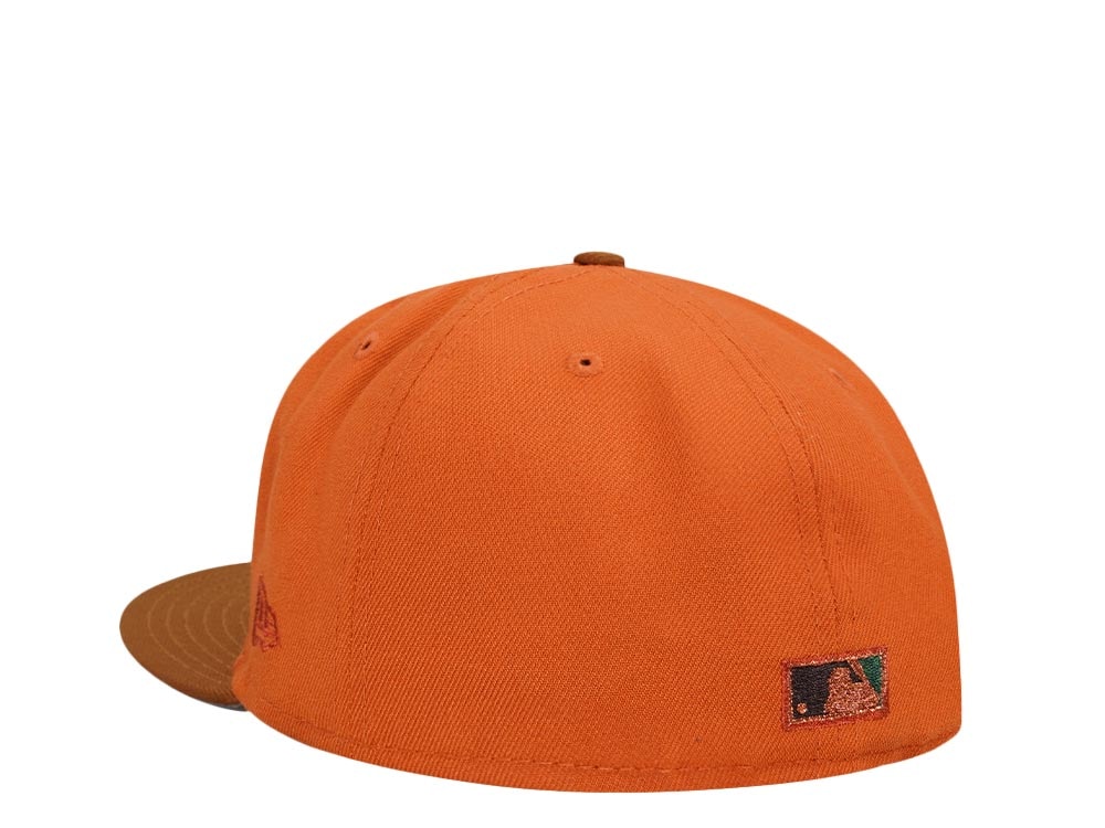 New Era Atlanta Braves All Star Game 2000 Golden Rust Two Tone Edition 59Fifty Fitted Hat