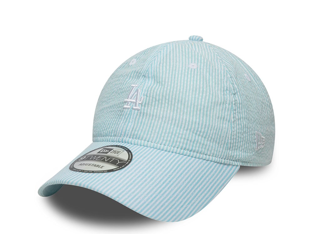 New Era Los Angeles Dodgers Seersucker Light Blue 9Twenty Strapback Hat