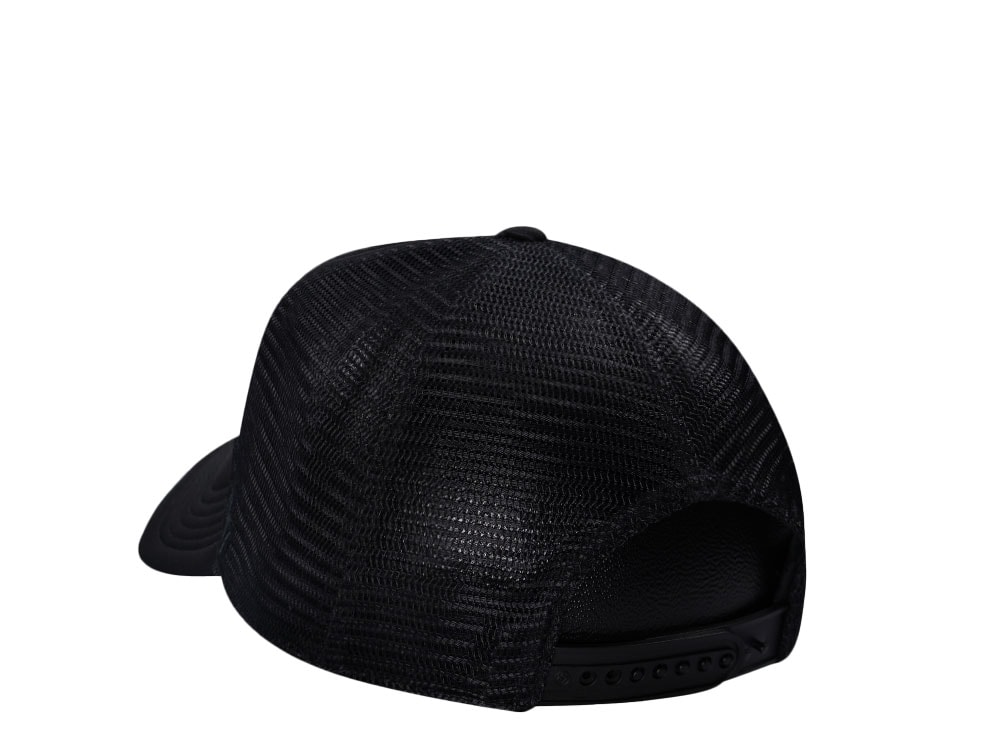 47Brand Chicago Blackhawks Black Tri Tone Foam Offside Trucker Snapback Hat
