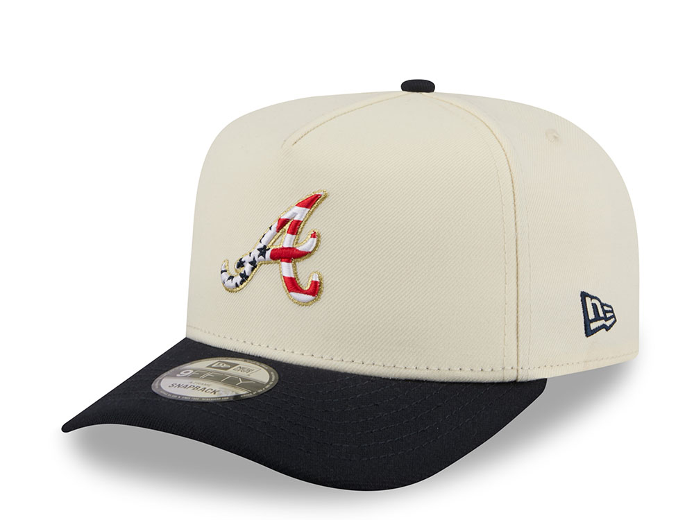 New Era Atlanta Braves America 250th Anniversary Edition 9Fifty A Frame Snapback Hat