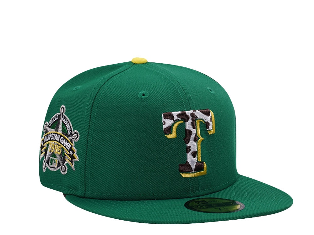 New Era Texas Rangers All Star Game 1995 Kelly Green Prime Edition 59Fifty Fitted Hat