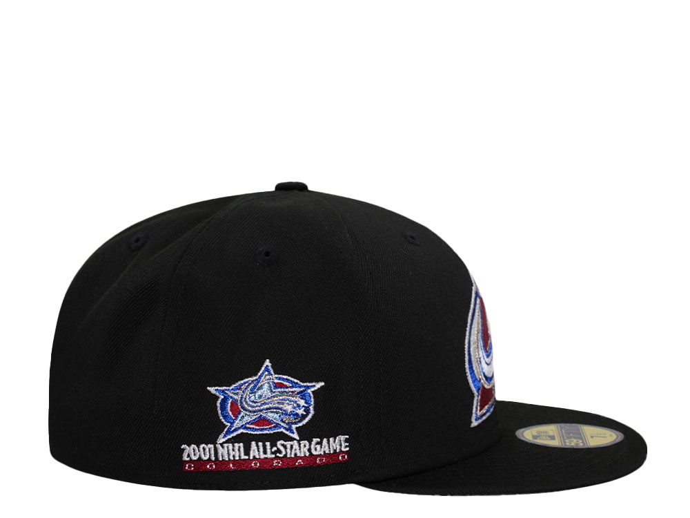 New Era Colorado Avalanche All Star Game 2001 Black Prime Edition 59Fifty Fitted Hat