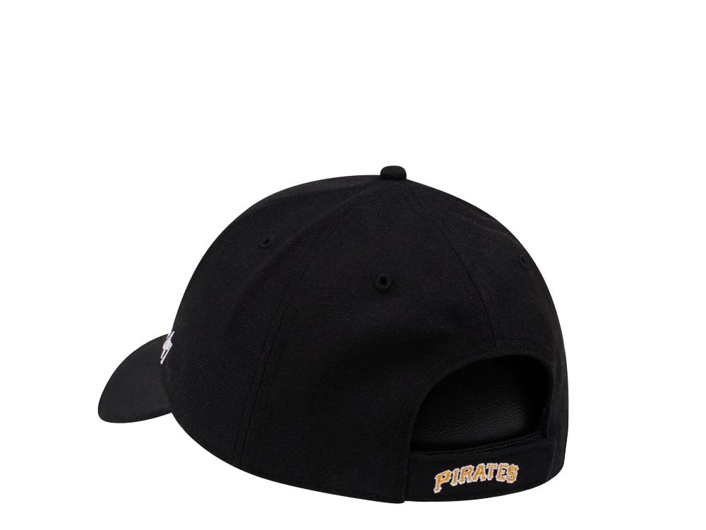 47Brand Pittsburgh Pirates Classic Black Strapback Hat