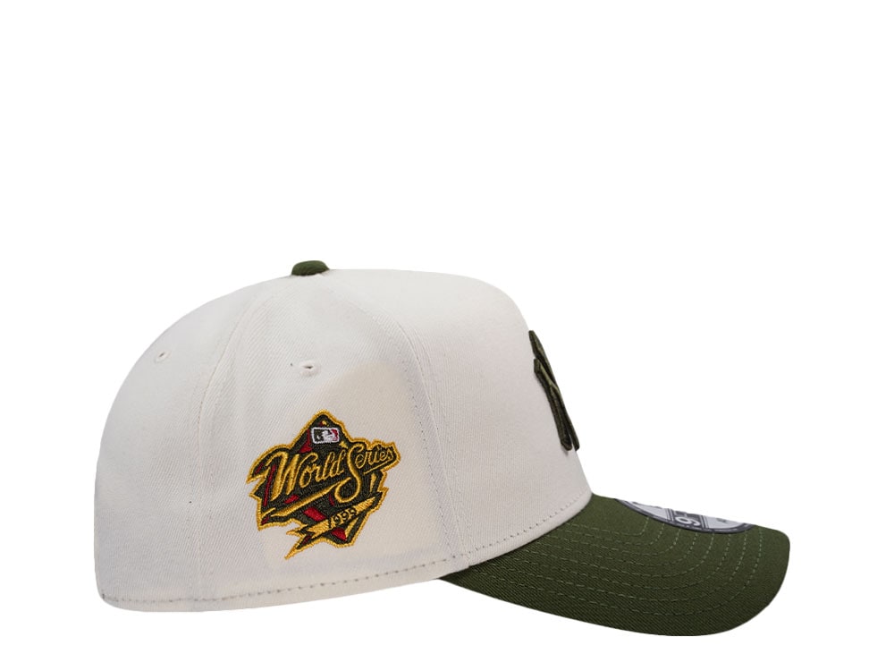 New Era New York Yankees World Series 1999 Chrome Two Tone Edition 9Forty A Frame Snapback Hat
