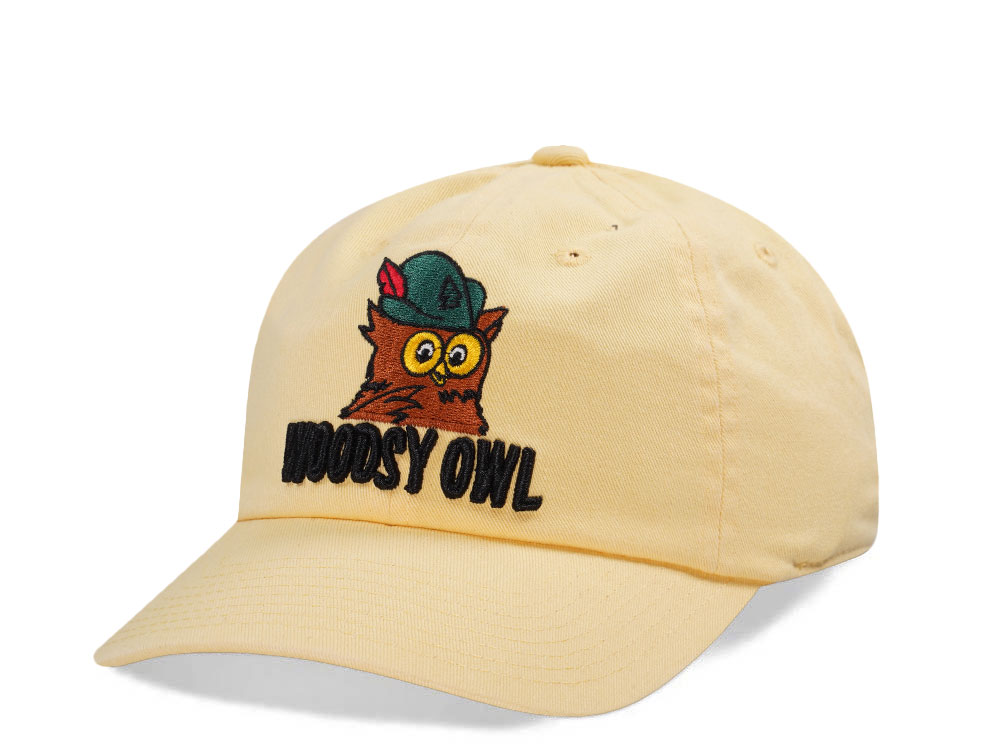American Needle Woodsy Owl Ballpark Yellow Snapback Hat