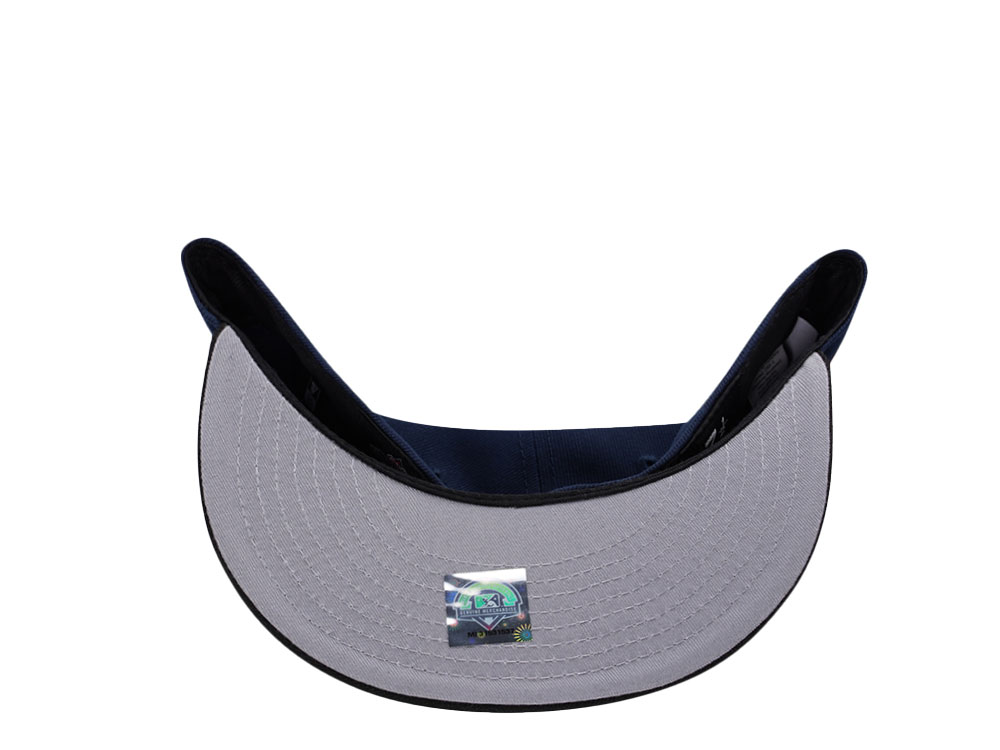 New Era Clearwater Threshers Navy Metallic Two Tone Edition 59Fifty Fitted Hat