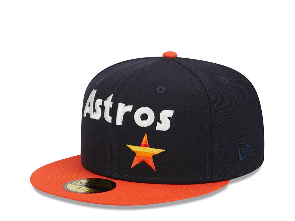 New Era Houston Astros All Star Game 1986 Retro Script Two Tone Edition 59Fifty Fitted Hat