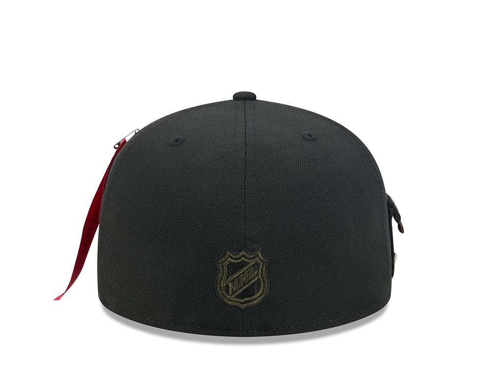 New Era Alpha Industries Chicago Blackhawks Navy Prime Edition 59Fifty Fitted Hat