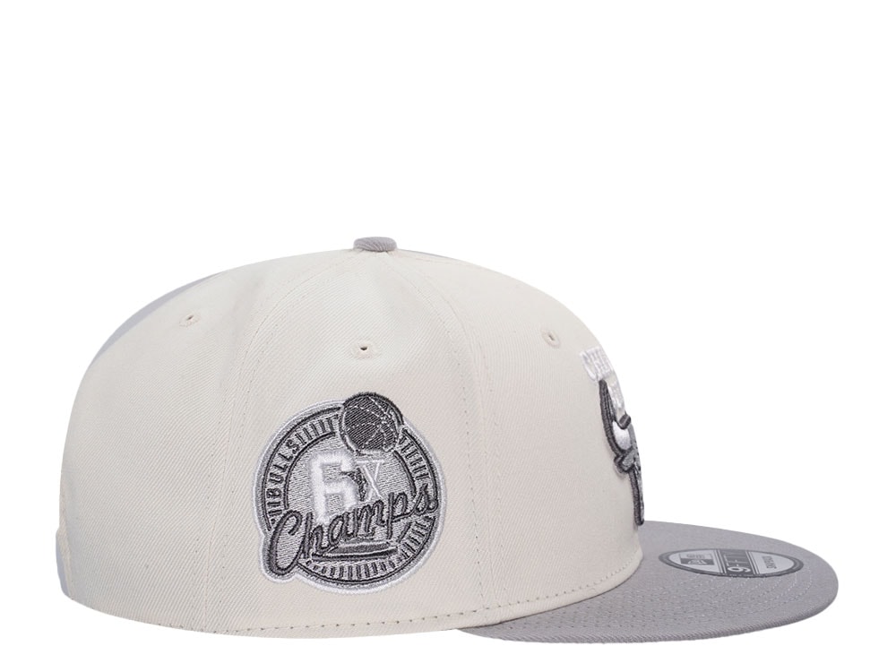 New Era Chicago Bulls 6x Champs Chrome Two Tone Edition 9Fifty Snapback Hat