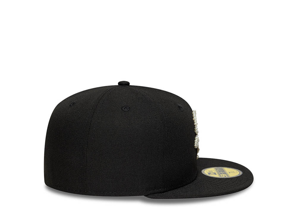 New Era Chicago White Sox Faux Pearl Black Prime Edition 59Fifty Fitted Hat