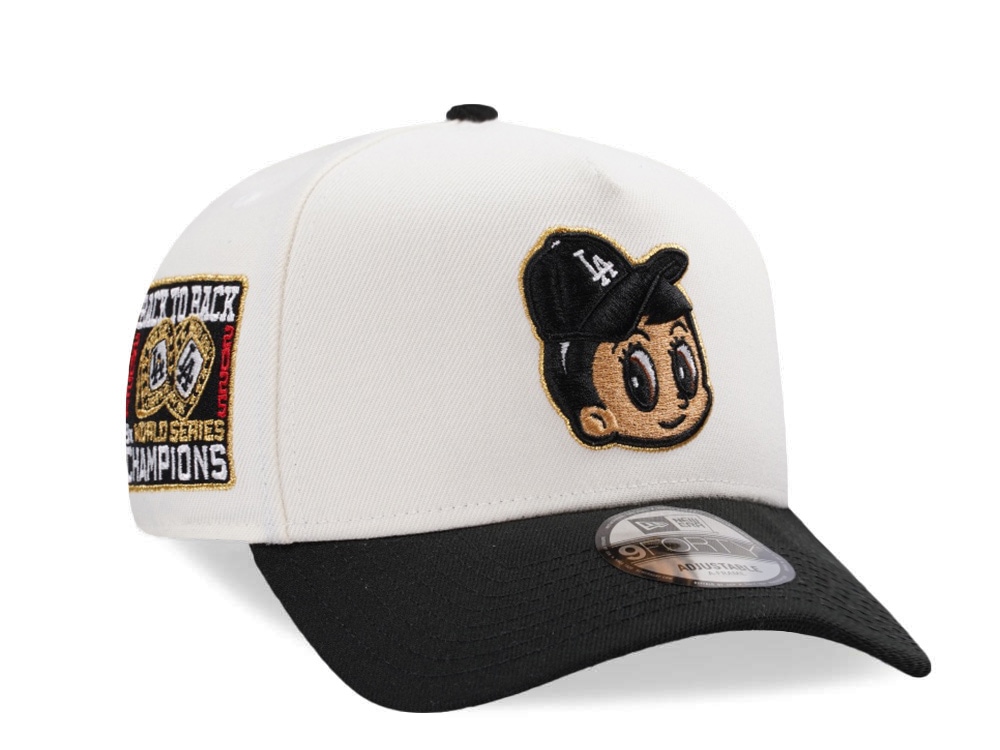 New Era Los Angeles Dodgers Back to Back Champions Ohtani Chrome Two Tone Edition 9Forty A Frame Snapback Hat