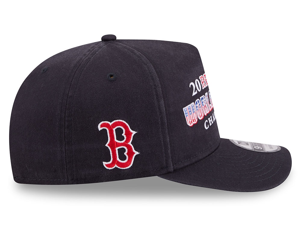 New Era Boston Red Sox World Series Champions 2004 Historic Navy Edition 9Fifty A Frame Snapback Hat