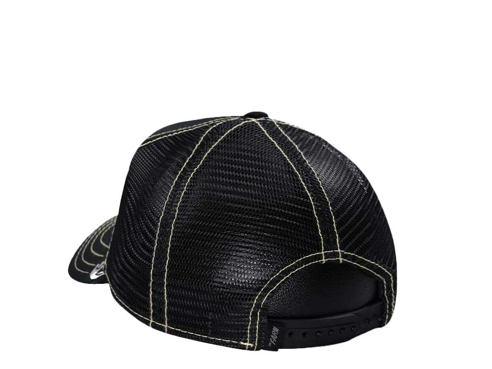 Goorin Bros The Queen Bee Black Trucker Snapback Hat
