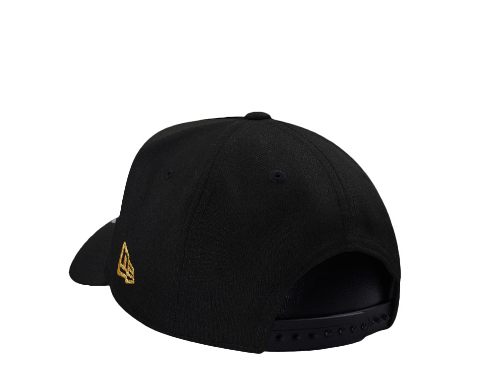 New Era Los Angeles Lakers Classic Black Prime Edition 9Forty A Frame Snapback Hat