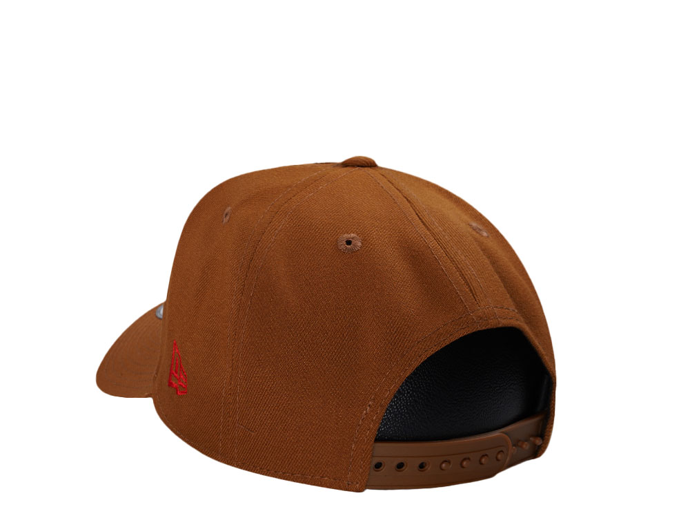 New Era San Francisco 49ers 60th Anniversary Bourbon Prime Edition 9Forty A Frame Snapback Hat