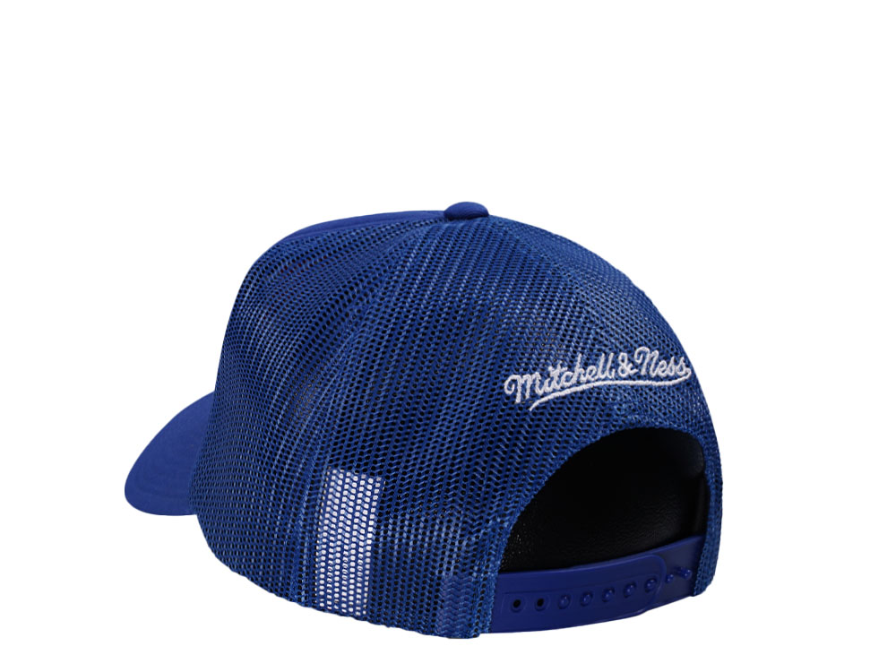Mitchell & Ness New York Knicks Dark Blue Trucker Adjustable Fit Snapback Hat