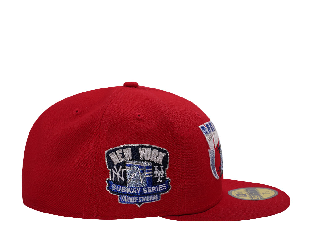 New Era New York Yankees Subway Series Scarlet Prime Edition 59Fifty Fitted Hat