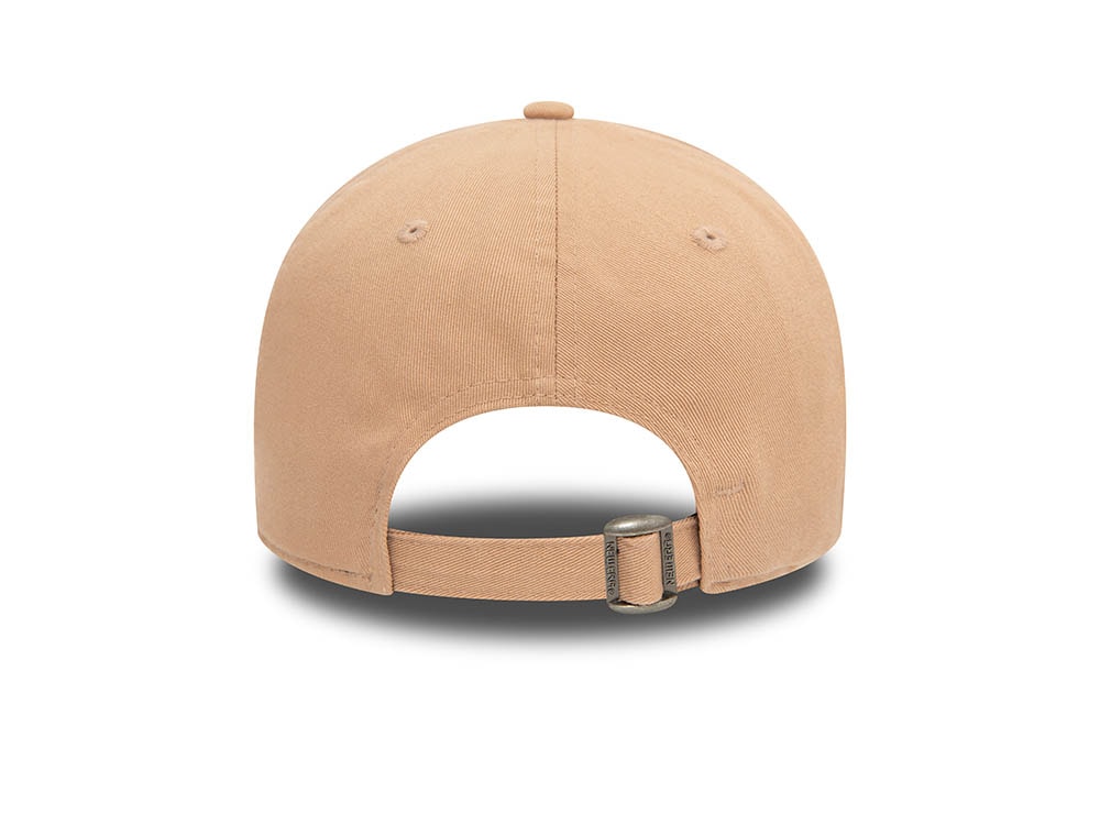 New Era Logo Beige 9Forty Strapback Hat