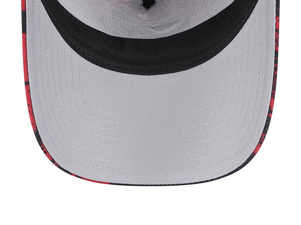 New Era Miami Heat NBA Tip Off 2024 Trucker 9Forty A Frame Snapback Hat