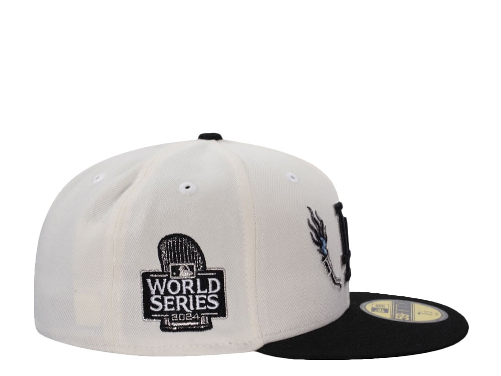 New Era Los Angeles Dodgers World Series 2024 Chrome Two Tone Edition 59Fifty Fitted Hat