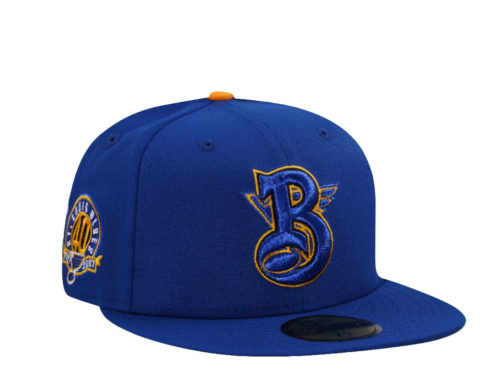 New Era St. Louis Blues 40th Anniversary Blue Prime Edition 59Fifty Fitted Hat