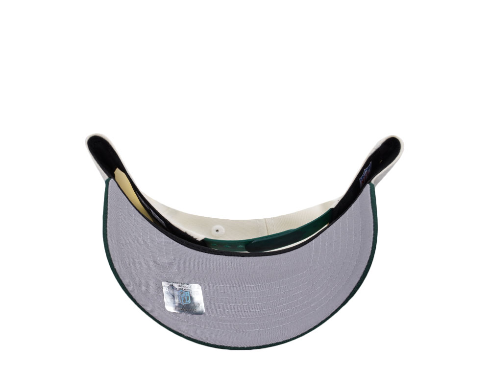 New Era Green Bay Packers 75 Seasons Chrome Two Tone Edition 9Forty A Frame Snapback Hat
