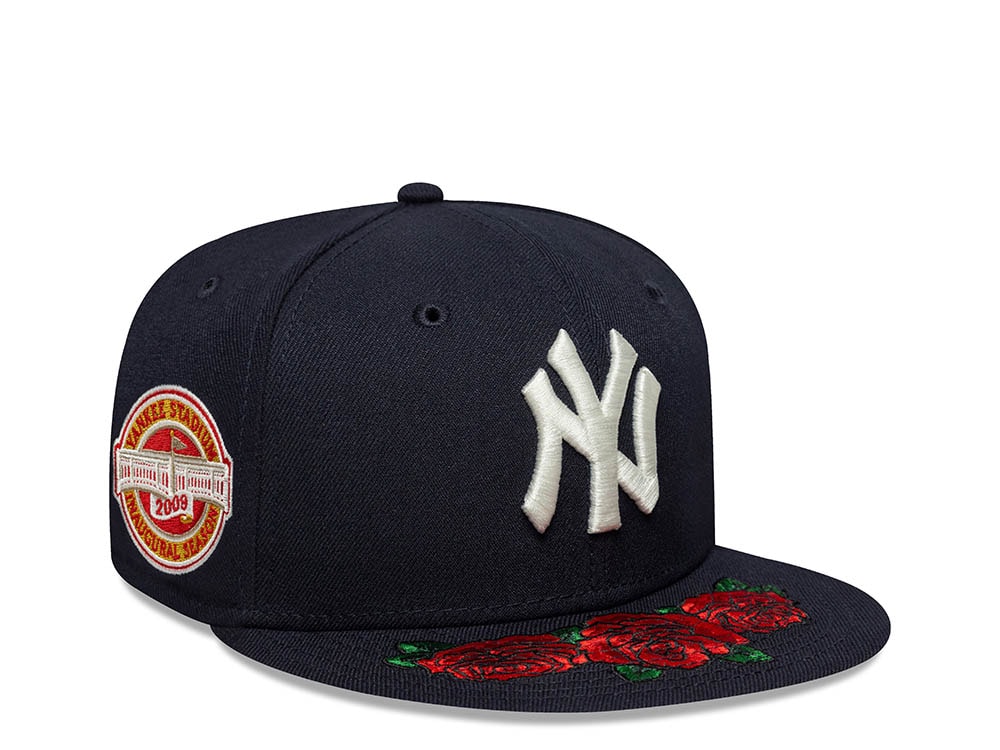 New Era New York Yankees Inaugural Season 2009 Floral Navy Prime Edition 59Fifty Fitted Hat