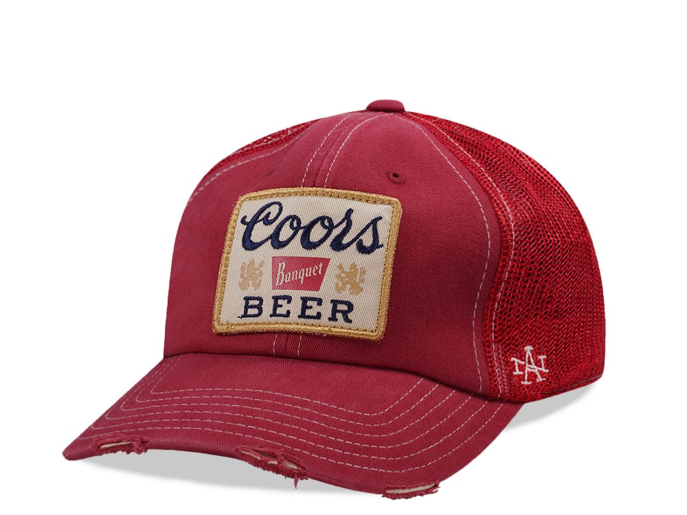American Needle Coors Beer Red Orville Edition Trucker Snapback Hat