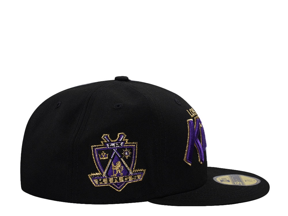 New Era Los Angeles Kings Black Prime Edition 59Fifty Fitted Hat