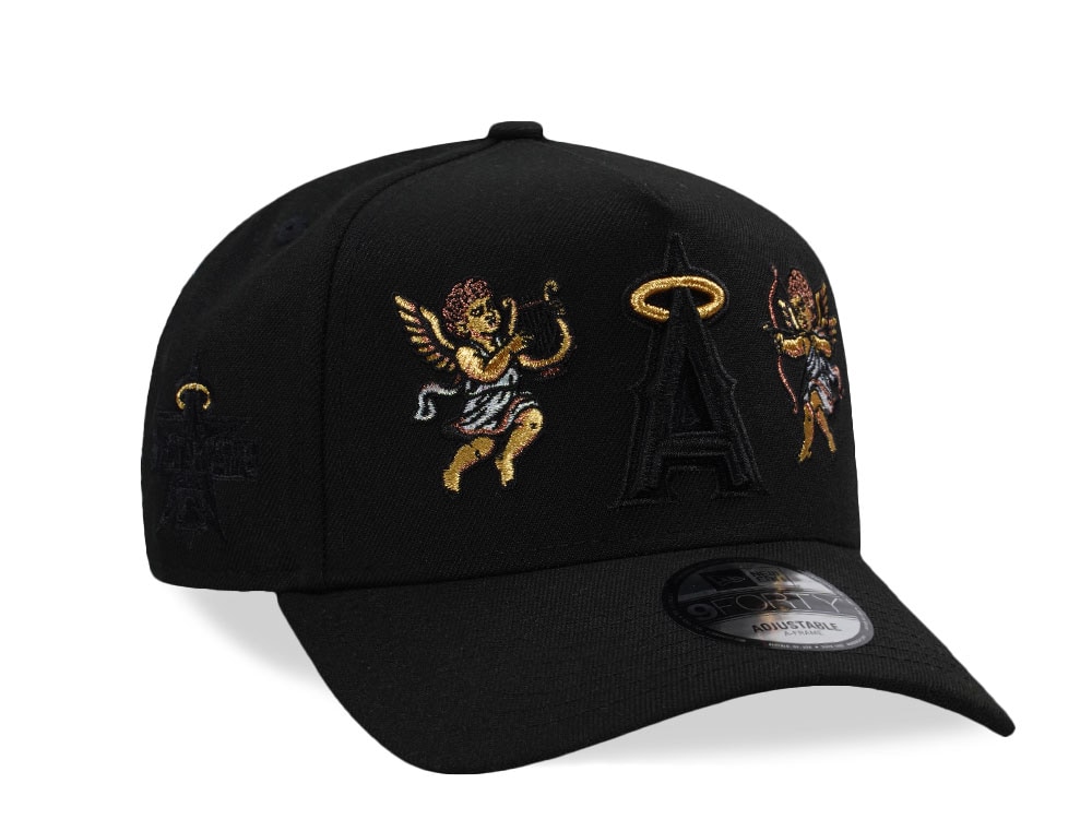 New Era Anaheim Angels All Star Game 2010 Cupids Black Prime Edition 9Forty A Frame Snapback Hat