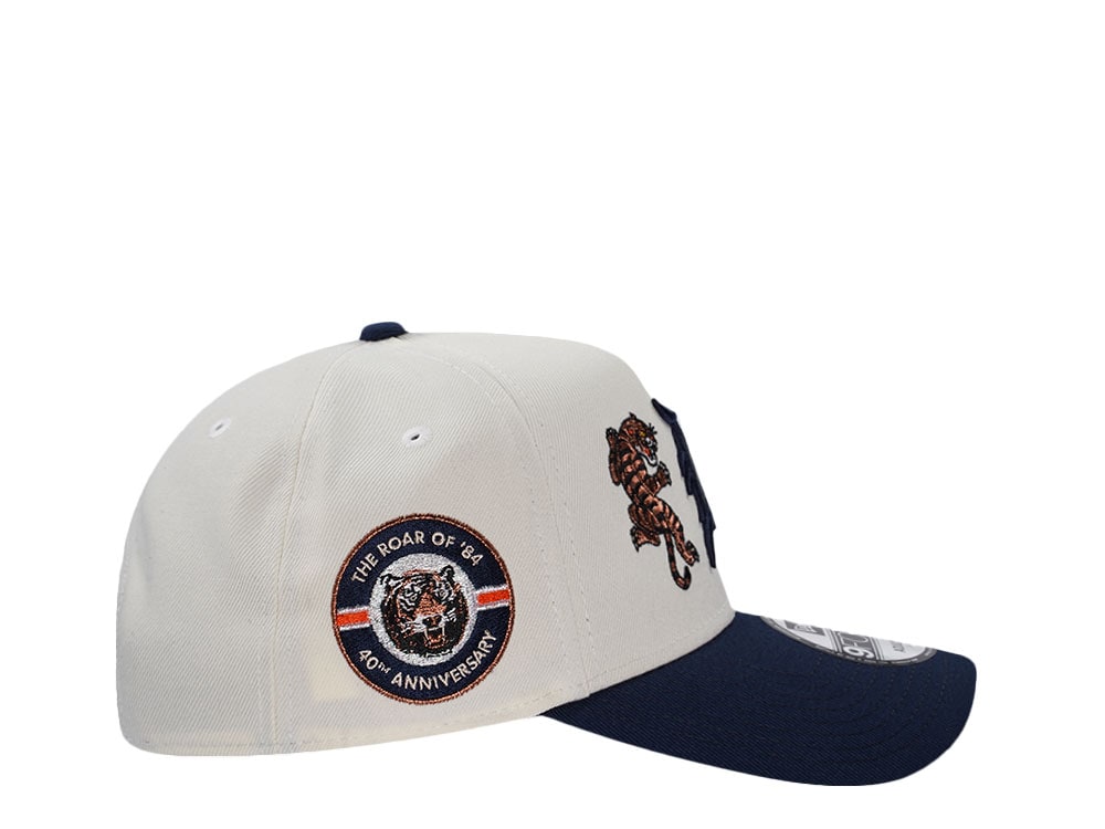 New Era Detroit Tigers 40th Anniversary Chrome Two Tone Edition 9Forty A Frame Snapback Hat