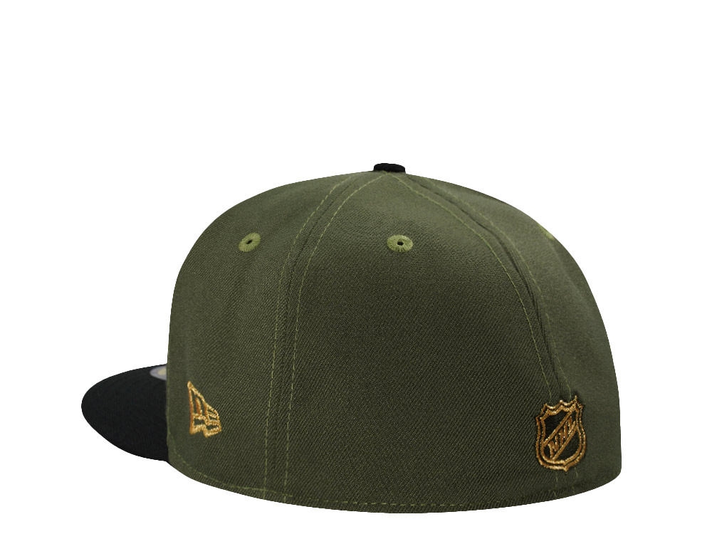 New Era Buffalo Sabres 50th Anniversary Rifle Green Two Tone Edition 59Fifty Fitted Hat