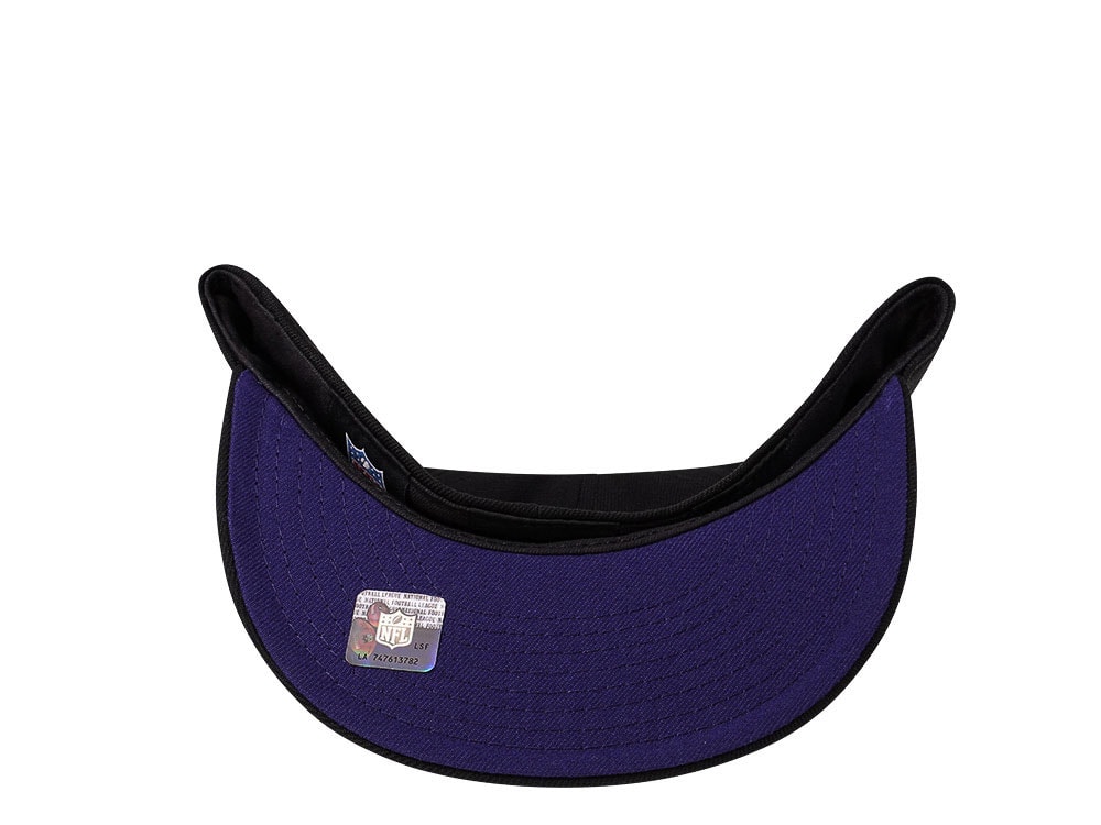 New Era Baltimore Ravens Black and Purple Edition 59Fifty Fitted Hat