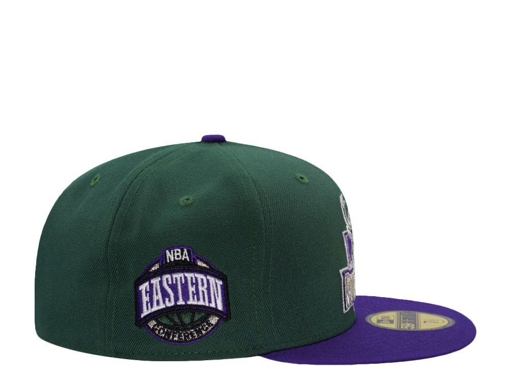 New Era Milwaukee Bucks Eastern Conference Green Two Tone Edition 59Fifty Fitted Hat