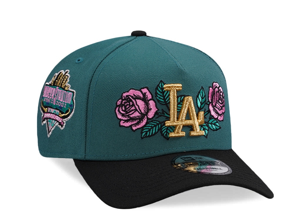 New Era Los Angeles Dodgers 40th Anniversary Rose Pine Two Tone Edition 9Forty A Frame Snapback Hat