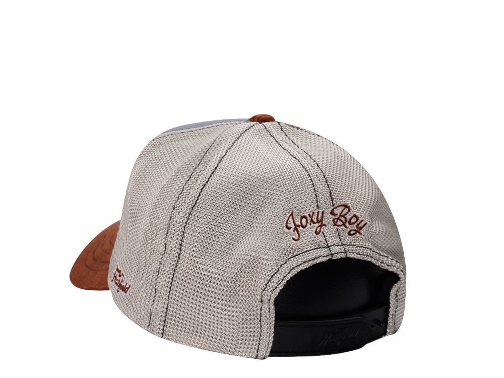 Hatfield Foxy Boy Gray Brown Trucker Snapback Hat