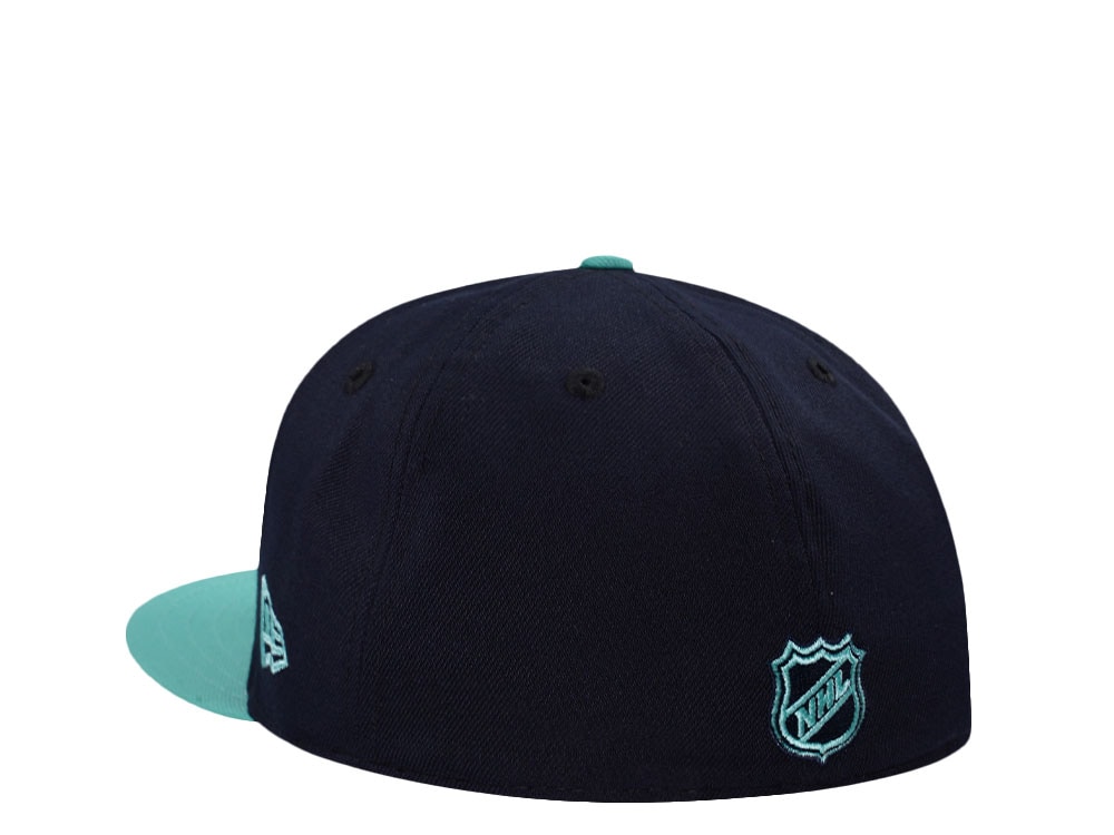 New Era Seattle Kraken Fear the Deep Navy Two Tone Prime Edition 59Fifty Fitted Hat