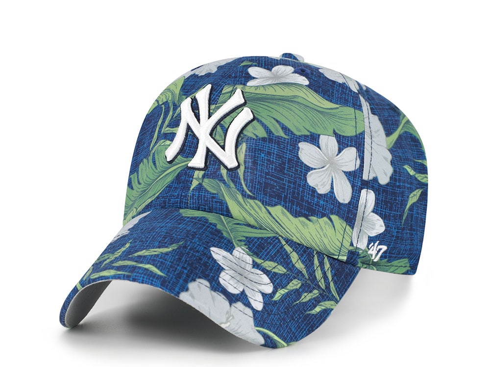 47 Brand New York Yankees Beach Side Blue Clean Up Strapback Hat