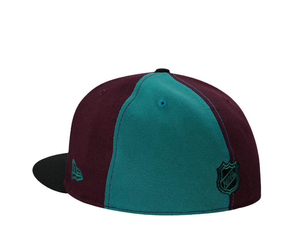 New Era Anaheim Ducks 10th Anniversary Pinwheel Edition 59Fifty Fitted Hat